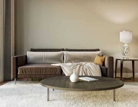 Interior,Design,Beautiful,Modern,With,Sofa,,Carpet,,Lamp,,Table,,Book,